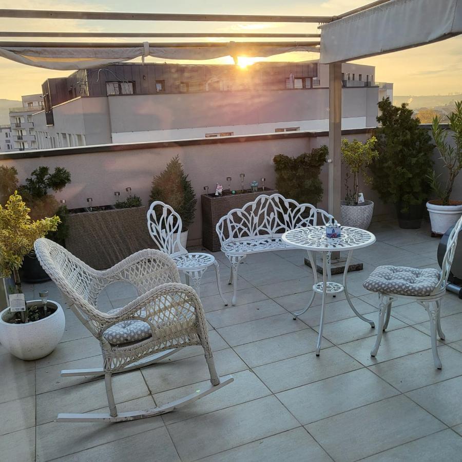 Ferienwohnung Sibiu Bach Penthouse Exterior foto