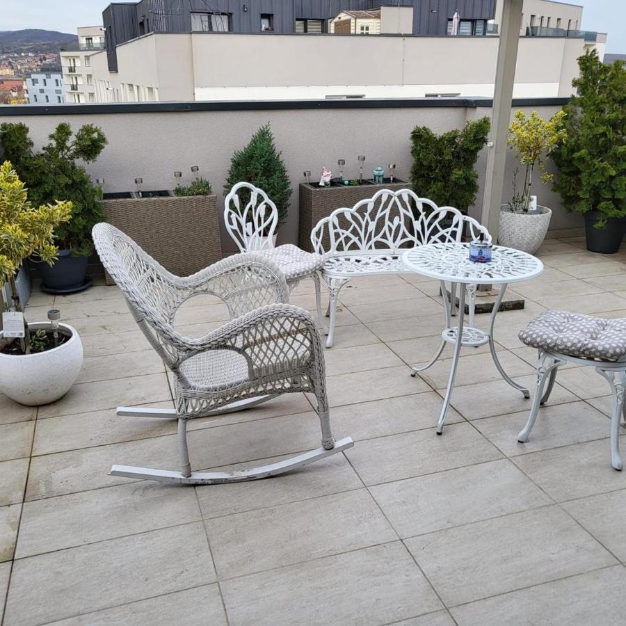 Ferienwohnung Sibiu Bach Penthouse Exterior foto