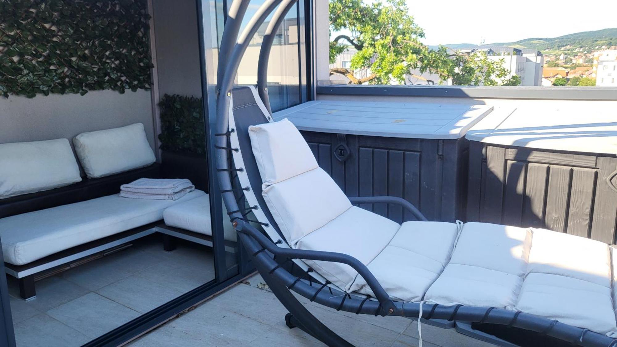 Ferienwohnung Sibiu Bach Penthouse Exterior foto
