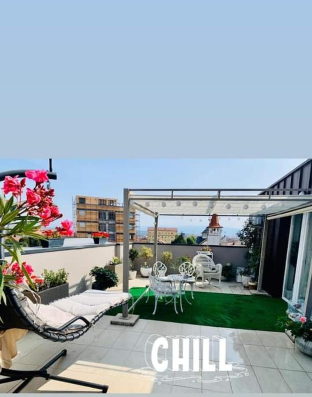 Ferienwohnung Sibiu Bach Penthouse Exterior foto